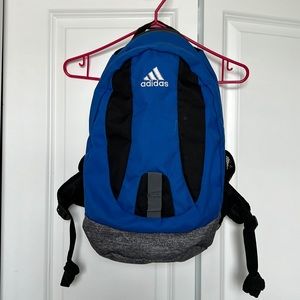 Adidas Backpack Blue Dual Compartments